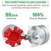 8mm to 12mm Aluminum Plum Flexible Shaft Coupling, D30 L35