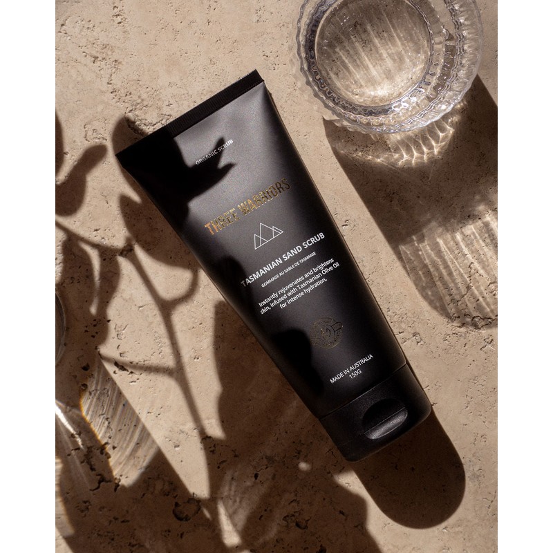 Three Warriors Exfoliating Tasmanian Sand Scrub 150g