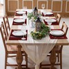 Rinpon Linen Placemats Set of 8, Machine Washable, Heat Resistant,