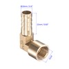 M METERXITY Brass Hose Barb Screw Connection - 90° Angle