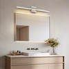 Joossnwell Brushed Nickel Vanity Light for Bathroom Lighting Fixtures Over