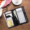 Server Book for Waitress,Cute PU Leather Server Books Organizer with