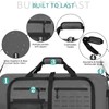Foldable Travel Duffle Bag,Duffle Bag with Shoes Compartment and Adjustable