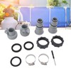 Pool Hose Adapter Replacement Hose Adapter with Collar for Threaded