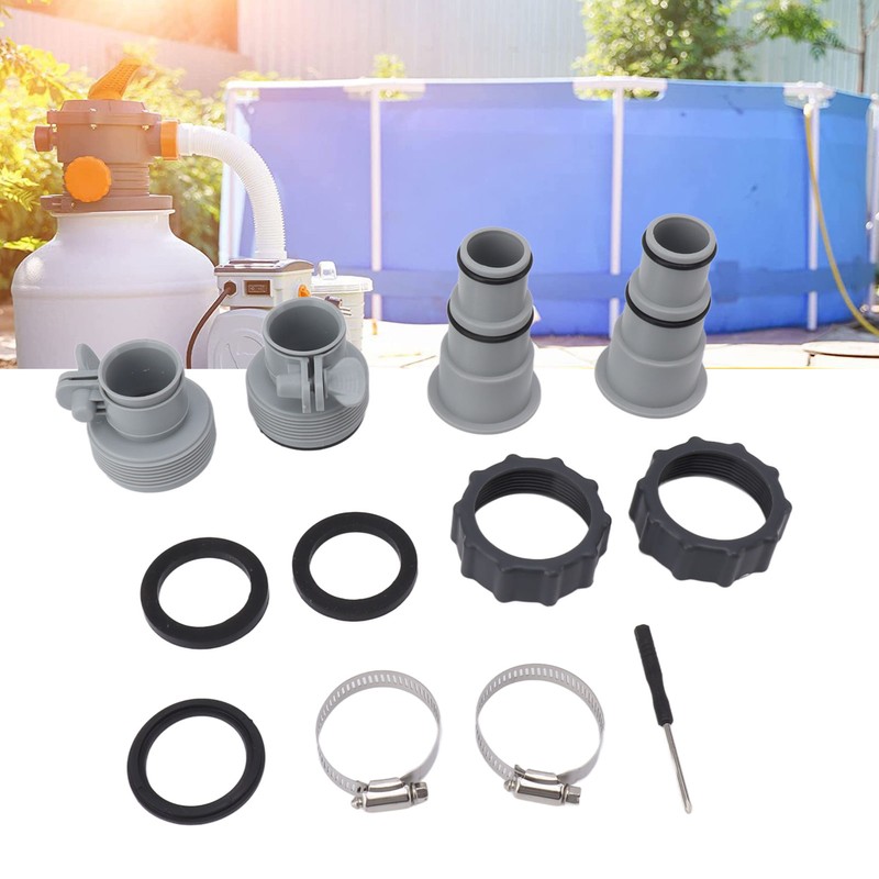 Pool Hose Adapter Replacement Hose Adapter with Collar for Threaded