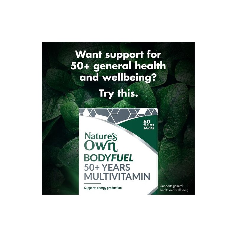 Nature's Own Bodyfuel 50+ Multivitamin 60 Tablets
