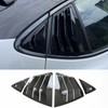 CYAuto New 2pcs Racing Side Rear Quarter Window Louvers for