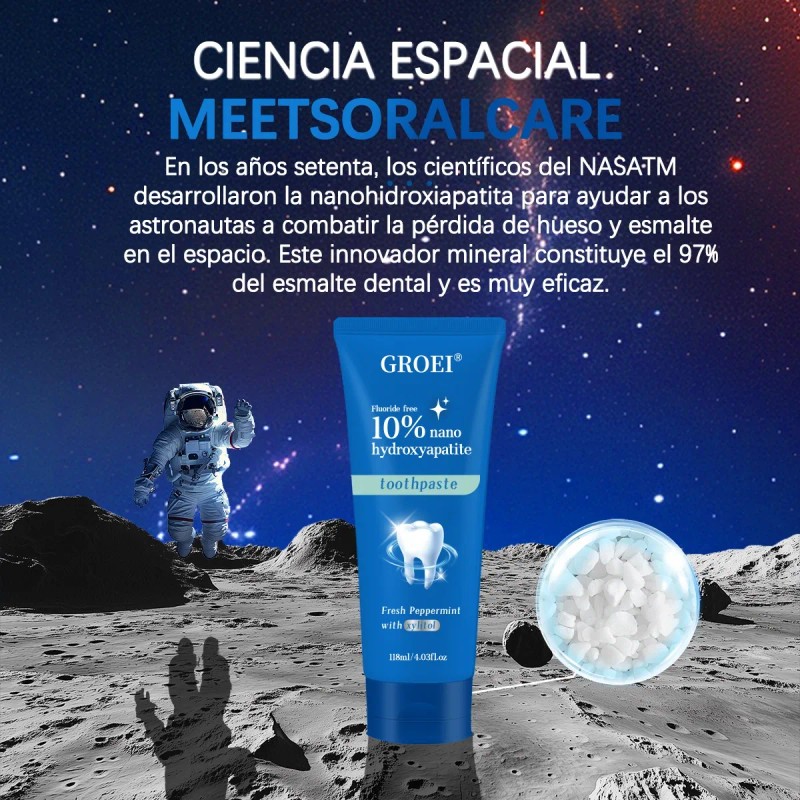 Pasta De Dientes Con Hidroxiapatita Reparadora Y Protectora