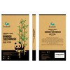 Isshah Biodegradable Eco-Friendly Natural Bamboo Charcoal Toothbrushes, FSC Certified and