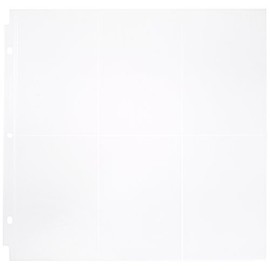 Doodlebug Design Vertical Photo/Recipe Card Protectors for Scrapbooking, 12 by 12-Inch