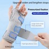 SONGQEE Carpal Tunnel Wrist Support Brace with 3 Straps, Breathable