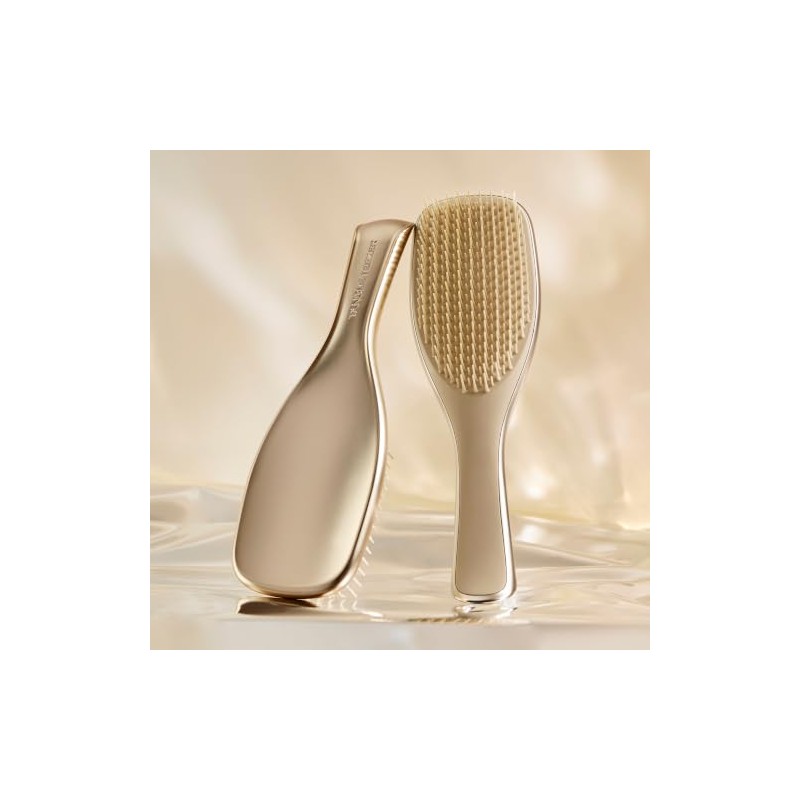 Tangle Teezer Chrome Ultimate Detangler Brush, Straight to Curly, Gold