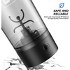 Black Premium Electric Protein Shakeing Bottle, 22 oz Blender for