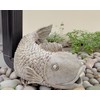 Euiroet Real Fish Sculpture Gutter Downspout Extender,Garden Statues Ornament,Decor Downspout
