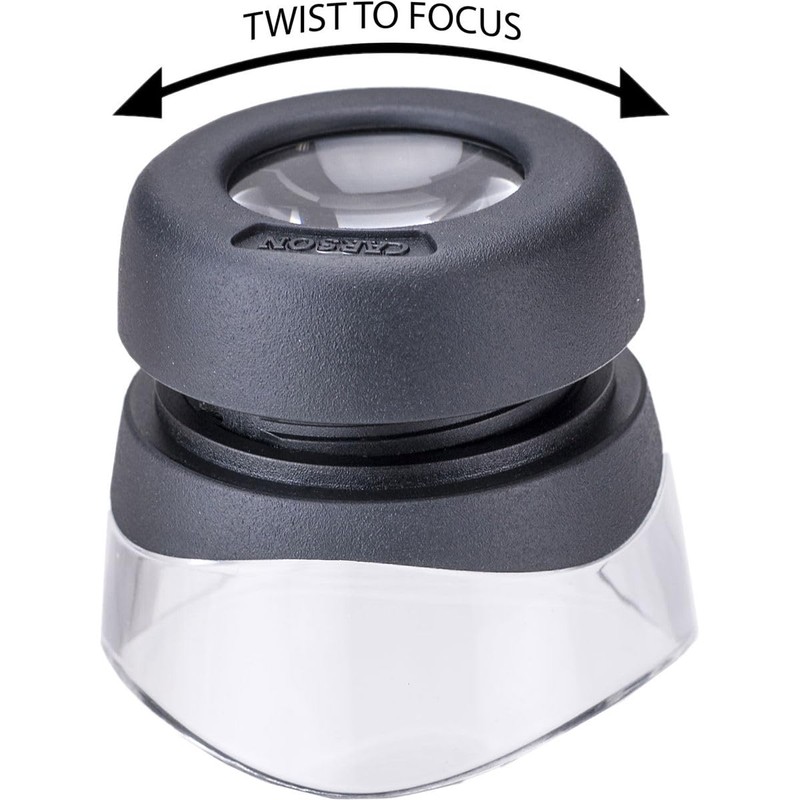 Carson Versaloupe 10x Focusing Stand Loupe Magnifier (LH-30)