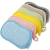 Pack of 6 Washing Up Sponge, Antibacterial Microfibre Cleaning Sponge,
