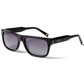 Fashion cool unisex polarised sunglasses men women sunglasses, Black (Shiny Black)