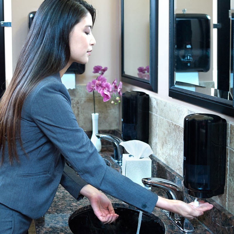 Tork Intuition Sensor Skincare Wall Mounted Dispenser Black S4, Touch-Free