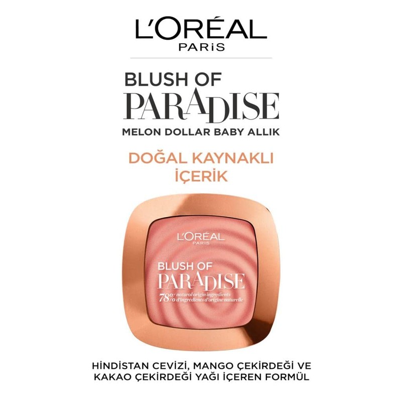 L'OrÃ©al Paris Melon Dollar Baby Blush 03 Watermelon Addict, 1er
