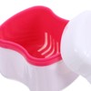 Minkissy False Travel Organizer Portable Retainer Bath Cup Brush Set