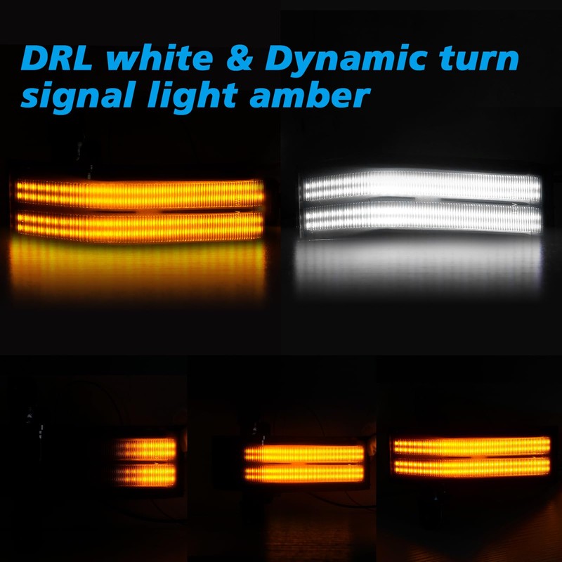 Bestview Sequential Switchback LED Side Mirror Turn Signal Marker Light