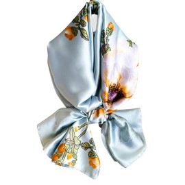 MAIRY Silk Scarfs for Women Large Satin Neckscarf Ladies Scarves Lightweight Elegant Gifts for Wedding Party Silky Evening Wraps and Shawls - 180202