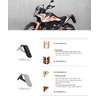 Fork Protector for KTM 390 Adventure 2020 - (Black/Orange)
