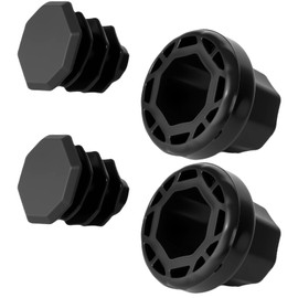 MaiTianna 2 Pack Lacrosse Stick End Caps, Sliding Butt End Cap Replacement for Lacrosse Sticks, Lightweight Durable Grip Caps for Improved Stick Control