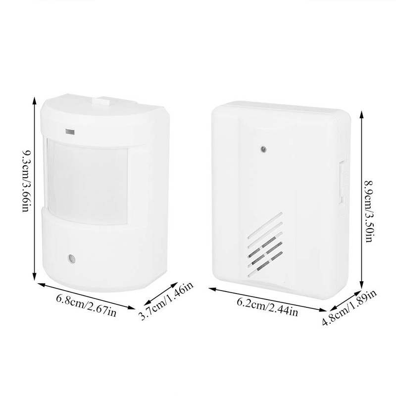 Entry Alert Chime, Security Practical Battery Operated Motion Sensor Doorbell