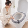 Warm Toilet Seat Cover for Bathroom Comfort – Soft Washable