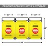 Essentially Yours "Do Not Enter Foldable Safety Barricade | High