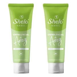 Crema Facial De Arroz Sheló Nabel Acido Hialurónico 2 Pack                                                                                            