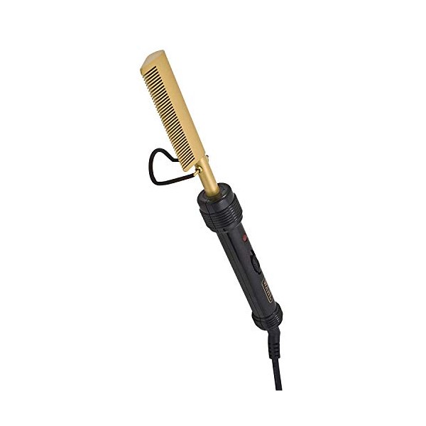 Wahl Mains Operated Afro Straightening Comb - Gold