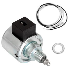 846639 Fuel Shut-Off Solenoid for B&S Engine - Fuel Solenoid Compatible with John Dee re Hu sqvarna Craftsman Mower, Solenoid-Fuel with Wiring Harness for Lawn Garden Equipment Engines
