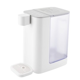 Instant Hot Water Dispenser, 3L/102Oz Electric Tea Kettle, Countertop Hot Water Dispenser, Adjustable 5 Temperatures & 2 Water Outputs, with Safety Lock, for Making Tea, Coffee, Hot Milk (White)