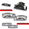 GTINTHEBOX For Chevy Camaro 85-92 Clear Bumper Turn Signal Lights