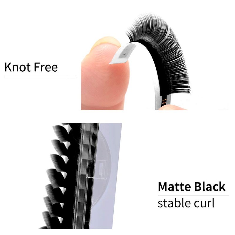 GEMERRY Easy Fan Self-Fanning Volume Eyelashes, 0.07 mm, C Curl