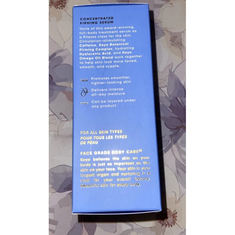 Kayo Concentrated Firming Body Serum Face Grade Body Care NEW