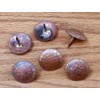 Clavos, 1 1/4" Round Hammered, Solid Copper, Decorative Door Nails,