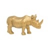 Kusso Gold Rhino Ornament Decoration for Home Bedroom, Bathroom Living