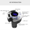 Bluetooth FM Transmitter Car Adapter USB Memory Card 3 Play