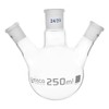 EISCO Distilling Flask, 250ml - 3 Angled Necks, 24/29 Center,