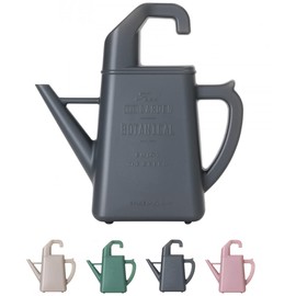 SPICE OF LIFE Small Watering Can for Indoor and Outdoor Gardens - Grey - Straight Spout, Hook for Easy Storage, 1.7L / 57 oz