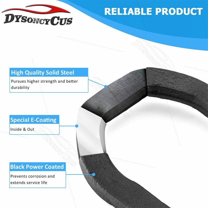 DY 2PCS Front Tow Hooks Heavy Duty Fit For Dodge