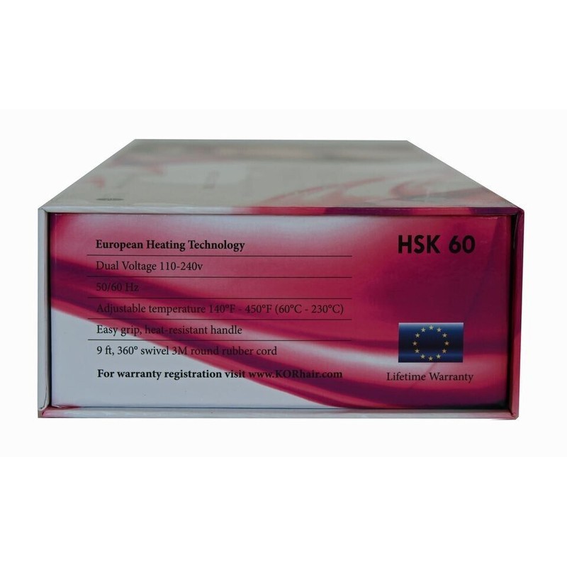 KOR Professional PROFISIONAL PINK CERAMIC HAIR STYLER 1.25" IRON BEST