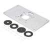 Trimming Flip Board Aluminum Alloy Woodworking Router Table Insert Plate
