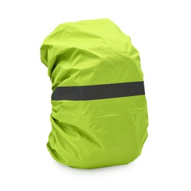 Jaegvida Backpack Cover Waterproof Backpack Rain Cover for 30L-100L Multi-Size for Hiking Camping Outdoor (Light Green-Reflective Strip, 70-80L)