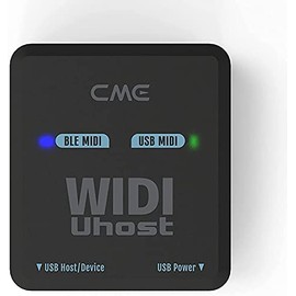 CME WIDI Uhost - 3-in-1 Bluetooth (5.0) USB Wireless MIDI interface - Ultra Low Latency Bluetooth MIDI Interface for USB MIDI instruments, MIDI Controllers, Windows, Mac, iOS & Android