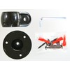 WAKI Sangyo ABIRA HIT020 Warmth Handrail Bracket Set, Black, For