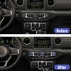Hoypeyfiy Air Conditioning Knob Trim Ring, Center Control Knob Ring